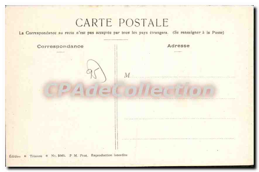 CPA St Gratien Le cimetière des chiens La Princesse Mathilde — Back
