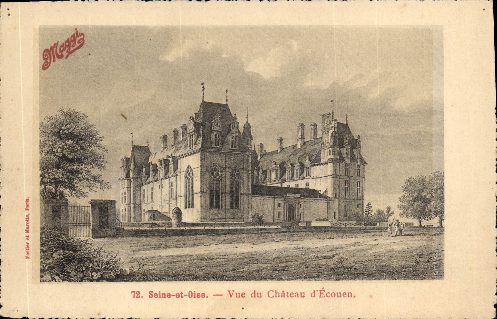 CPA Seine Et Oise Vue Du Chateau D'Ecouen