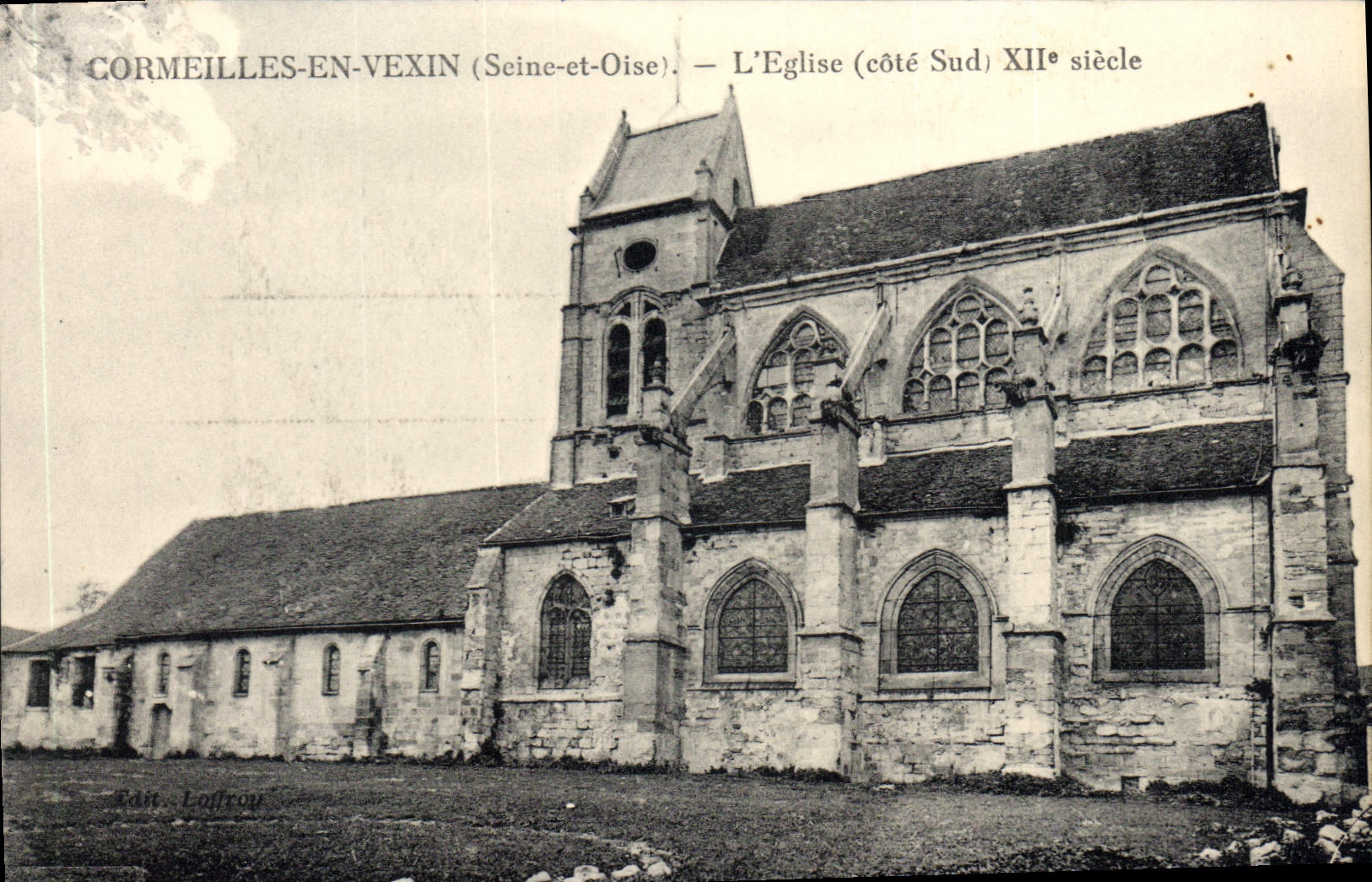 CPA Cormeilles En Vexin L'Eglise