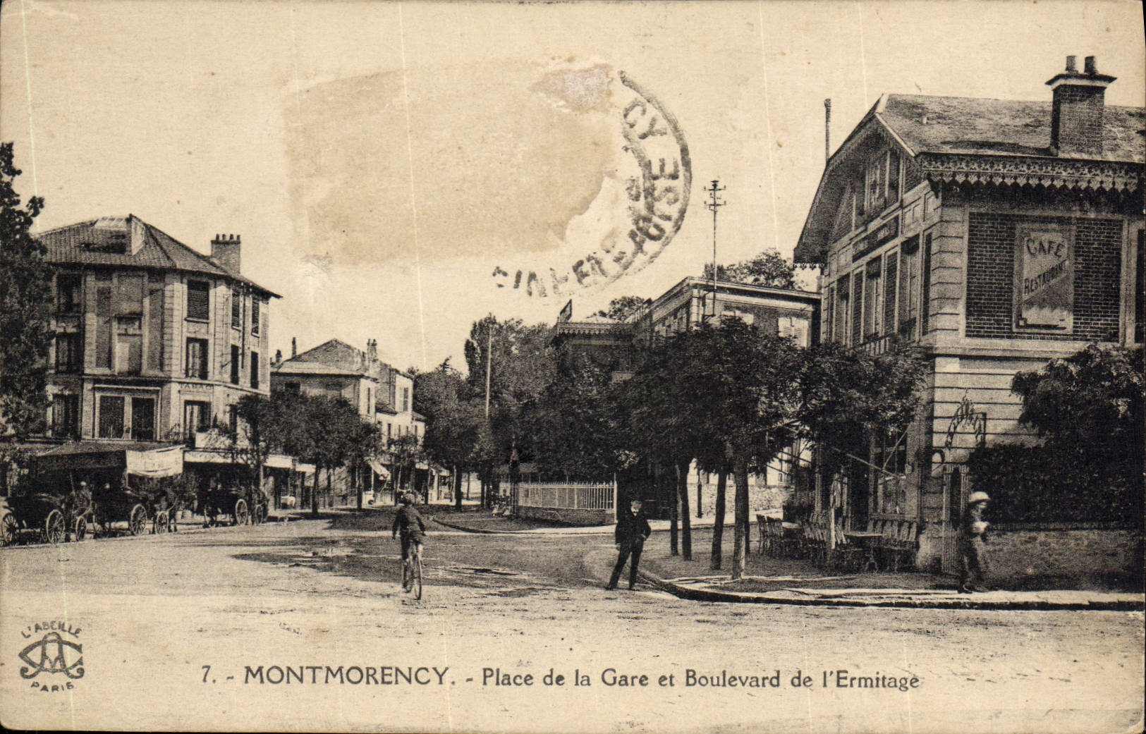 Montmorency — Place de la Gare et Boulevard de l'Ermitage — L'Ascelle, Paris, n°7