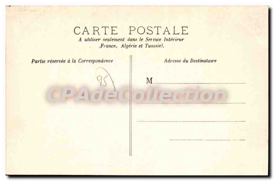 CPA La Roche Guyon L'Avenue Les Hospices — Back