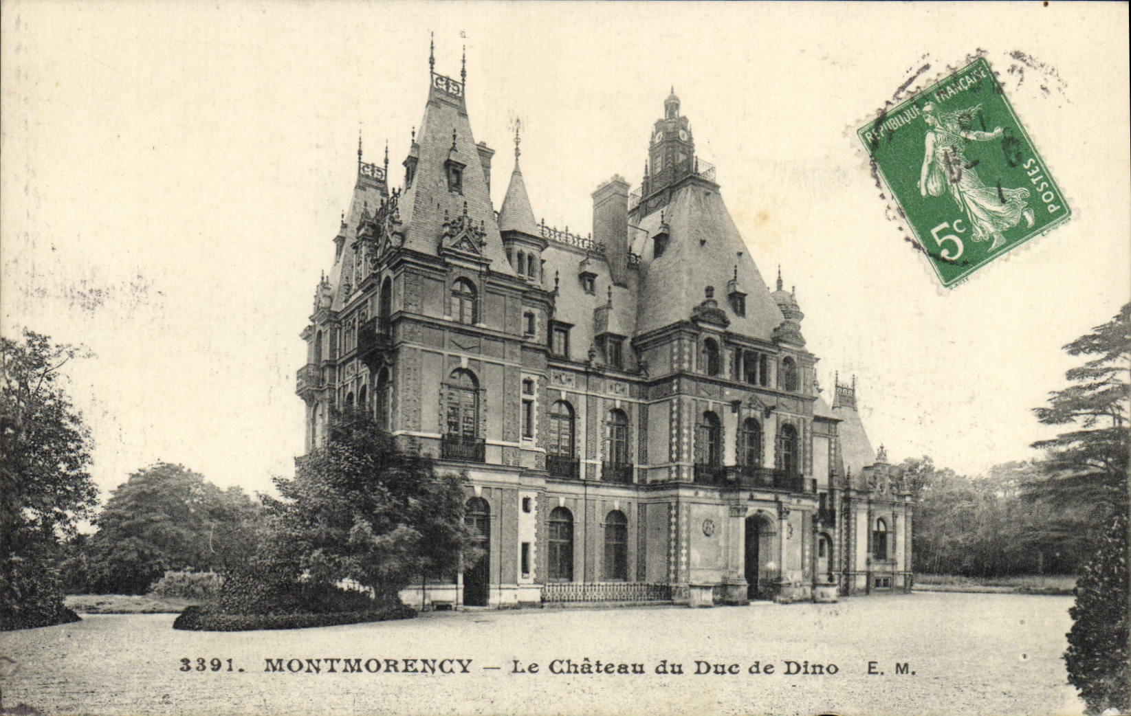 CPA Montmorency Le Chateau Du Duc De Dino