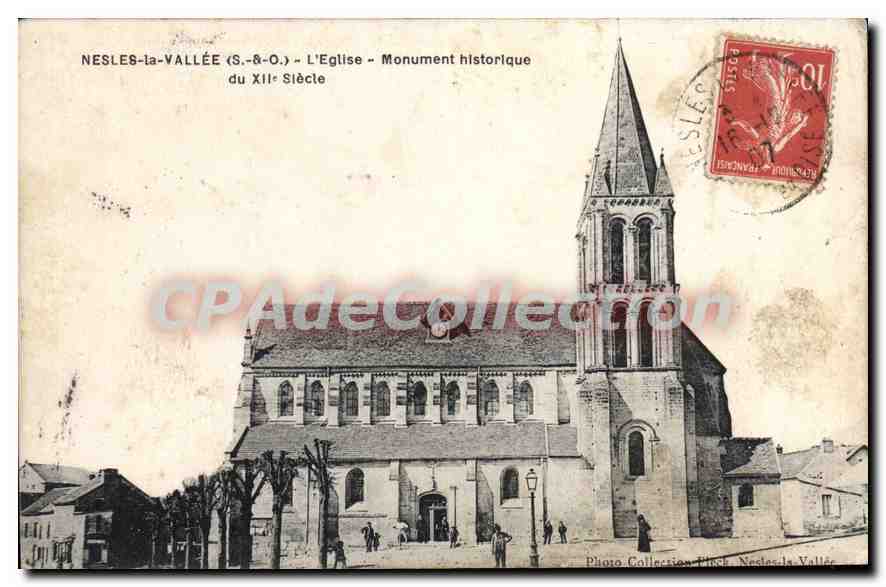 CPA Nesles La Vallee L'Eglise Monument Historique