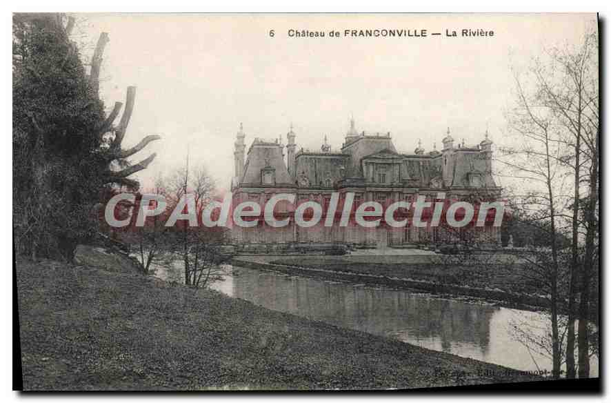 CPA Chateau De Franconville La Riviere