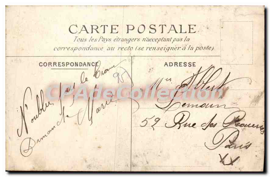 CPA Saint Prix Kiosque Chinois Du Chateau De La Ferme — Back