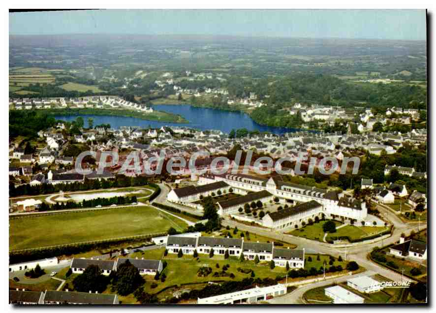 CPSM Huelgoat Vue Aerienne