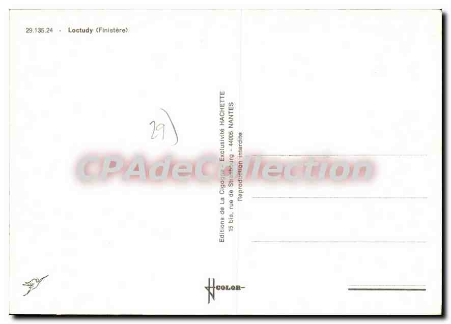 CPSM Loctudy — Verso