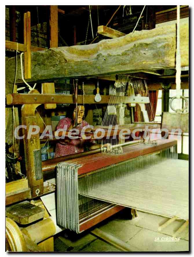 CPSM Locronan Ville D'Art Tissage Du Lin