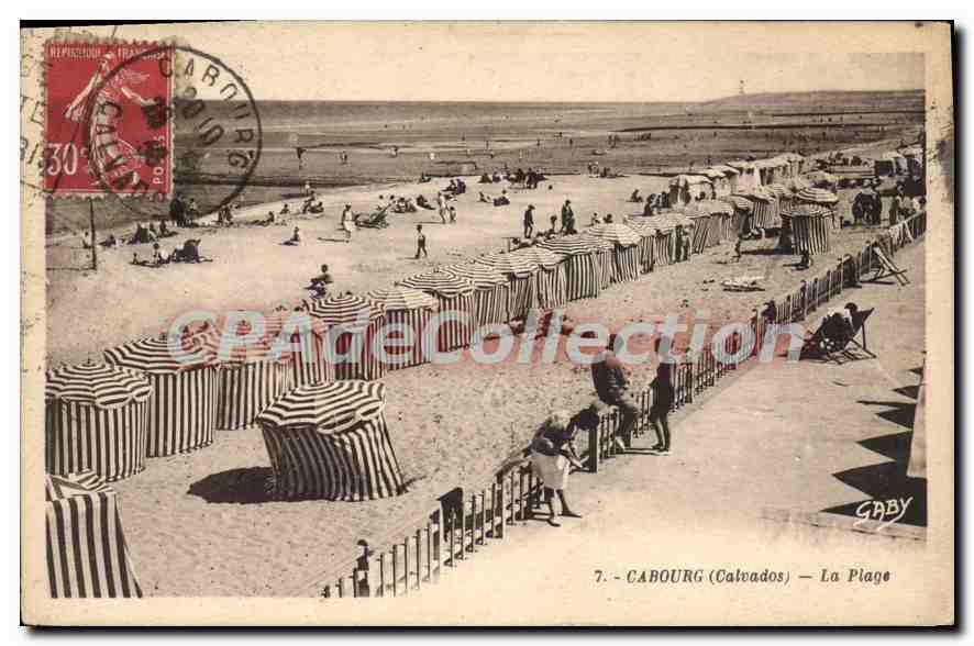 Cabourg (Calvados) — La Plage — Gaby - Recto