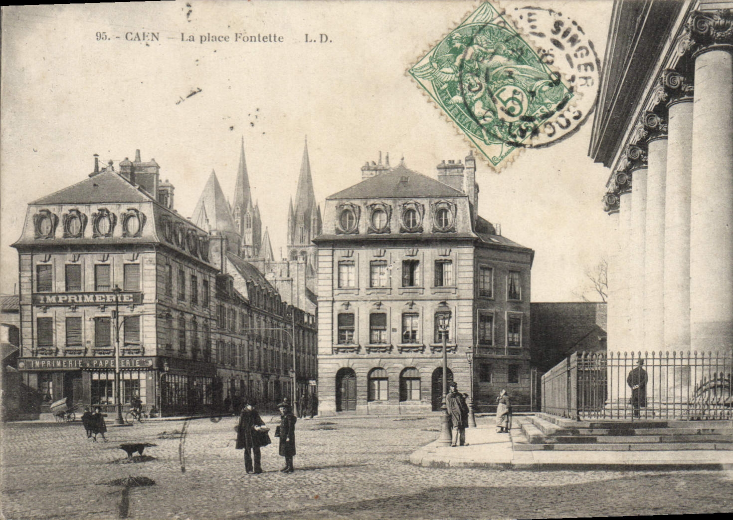 Caen — The Fontette Square — L.D.