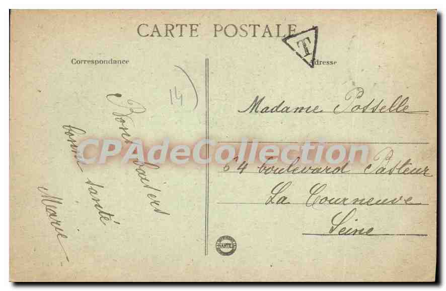 CAEN - Vue générale, prise du Bassin — I.A. — n°130 — Back