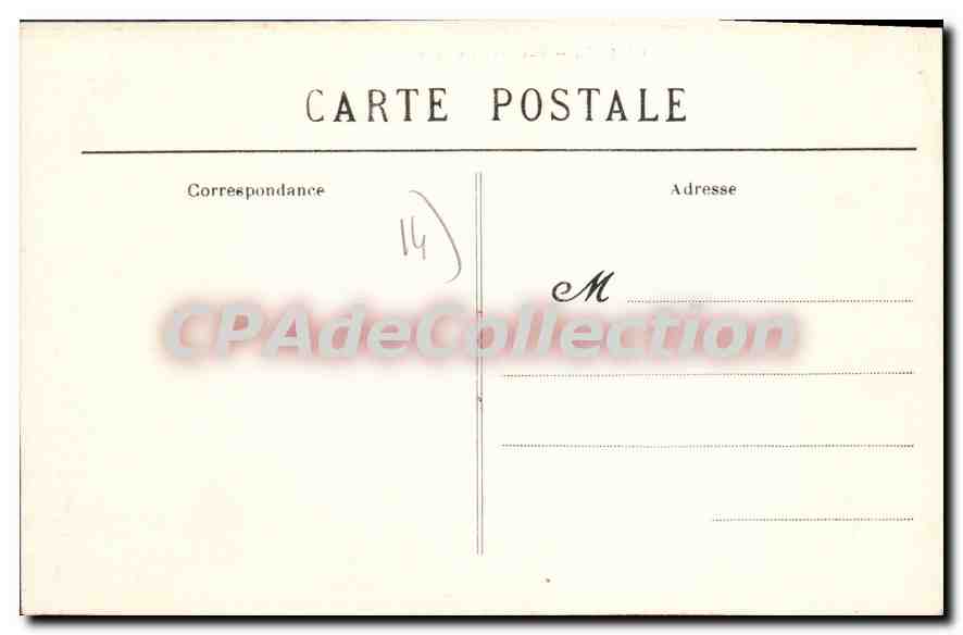CPA Caen Vue Generale Prise De Saint Gilles — Verso