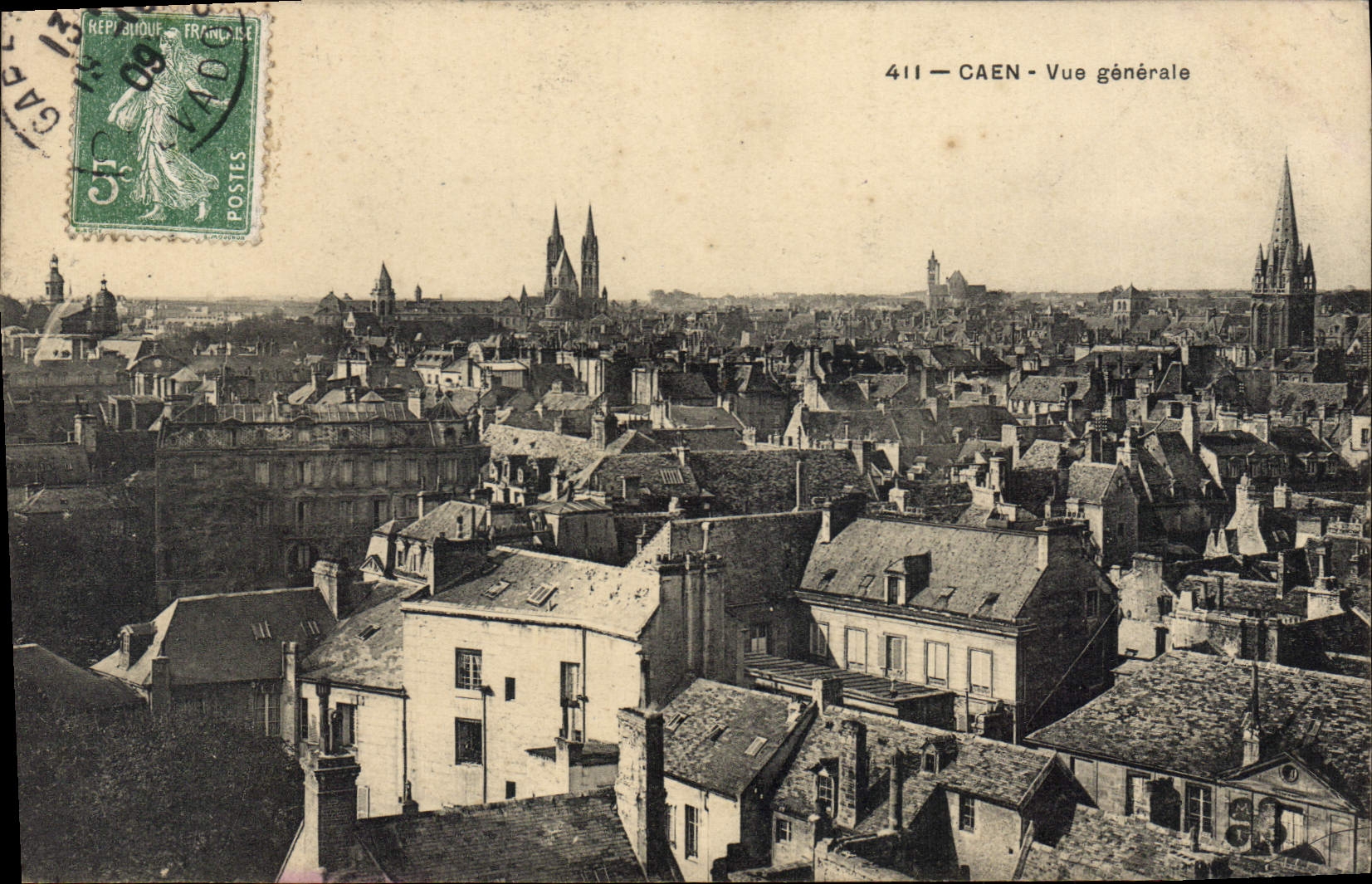 CAEN - Vue générale — Éditeur : 411