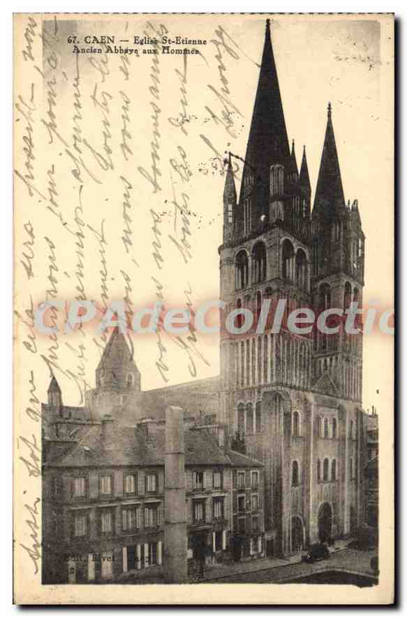 Caen — Church of Saint-Étienne — Former Abbey of the Men — Éd. Rivet, n°67