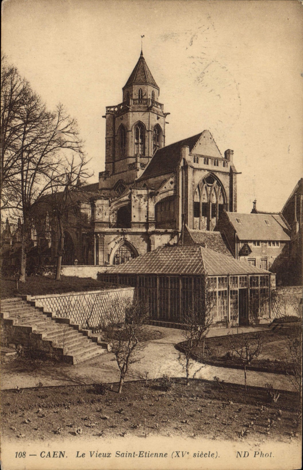 Caen — Das alte Saint-Etienne (15. Jahrhundert) — ND Phot.