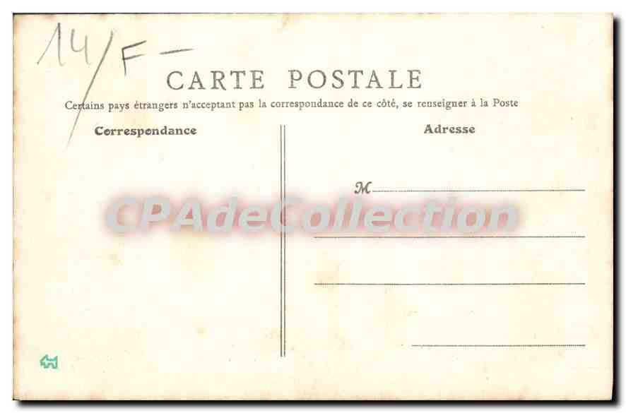 CPA Caen Rue Porte Au Berger Et Le Sepulcre — Verso