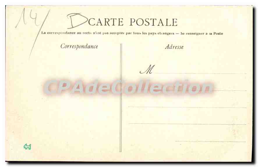 CAEN — Le nouvel Hôpital — La Maternité — Éditeur non identifié, n° de série 139 — Verso