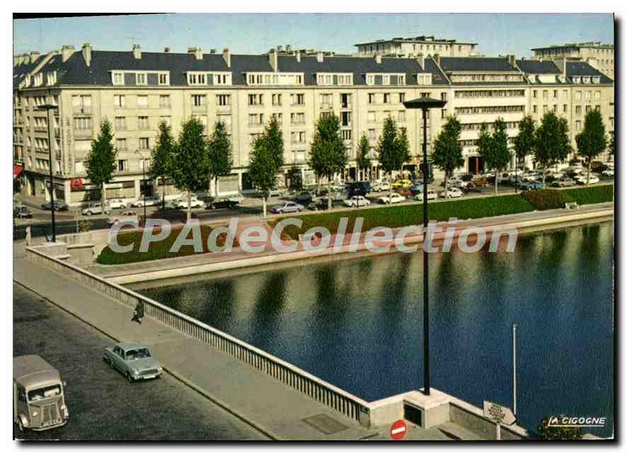 L'Orne et le Quai de Juillet — Caen, Normandie — Éditions "La Cigogne"