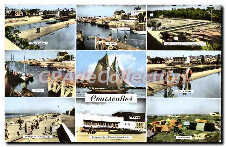 Courseulles-sur-Mer — Panoramic view — Cie des Arts Photomécaniques, n°615