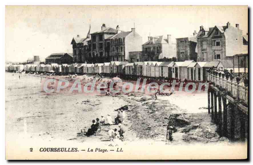 Courseulles — La Plage — LL - Anverso