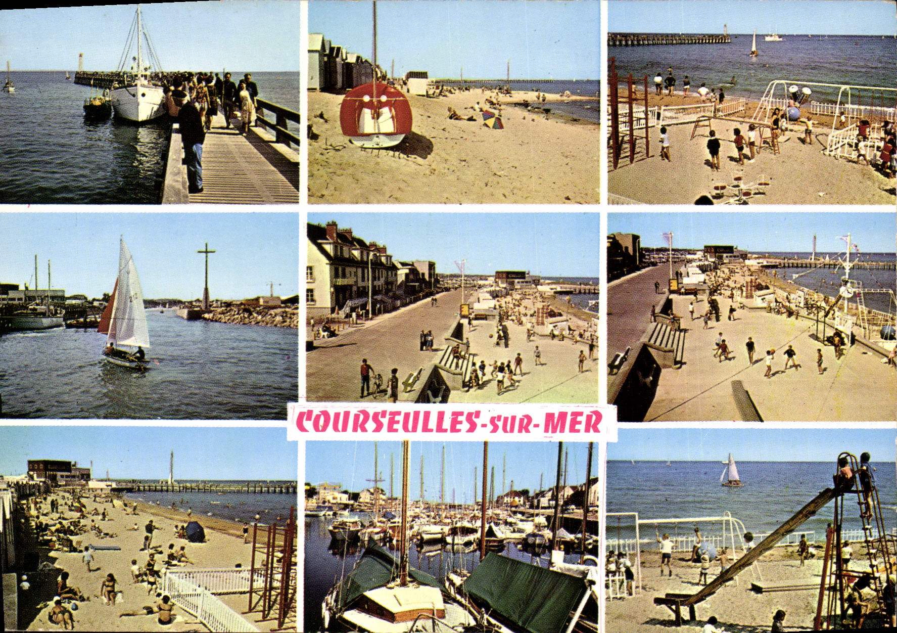 Courseulles-sur-Mer — Panoramablick — Editions « La Cienque »