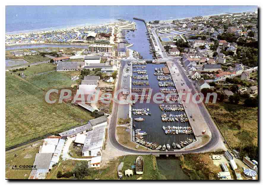 CPSM Courseulles Sur Mer La Plage bassin des yachts