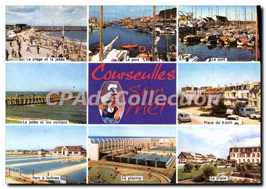Courseulles-sur-Mer — vue panoramique — Éditions Claude Chappe, n° 140002