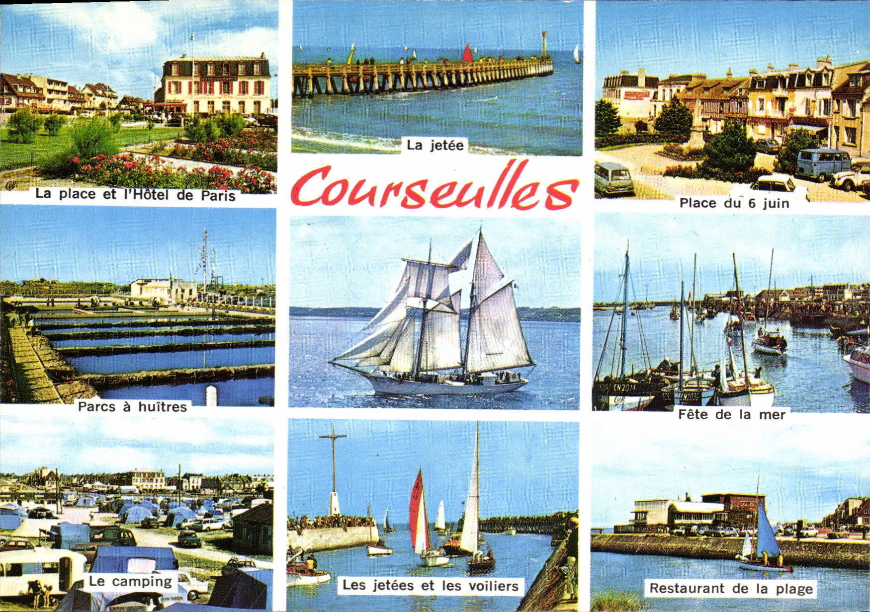 Courseulles-sur-Mer — Panoramablick — Éditions Claude Chappe, n°140001