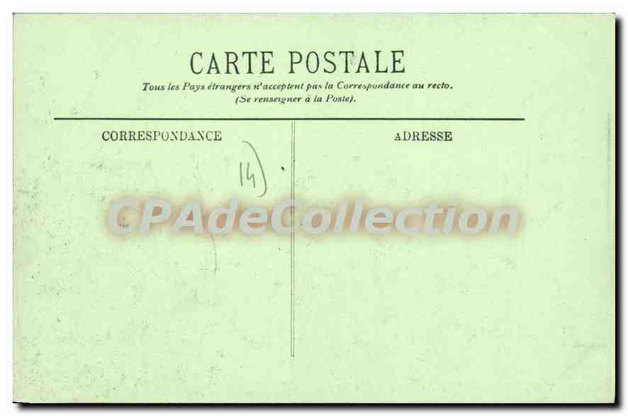 CPA Trouville Hotel Des Roches Noires — Verso