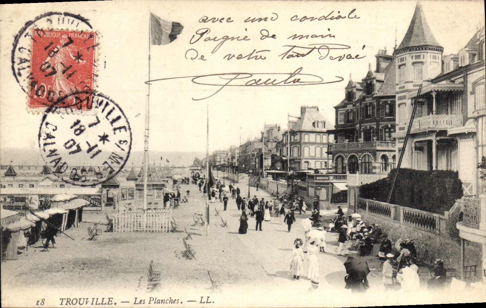 CPA Trouville Les Planches