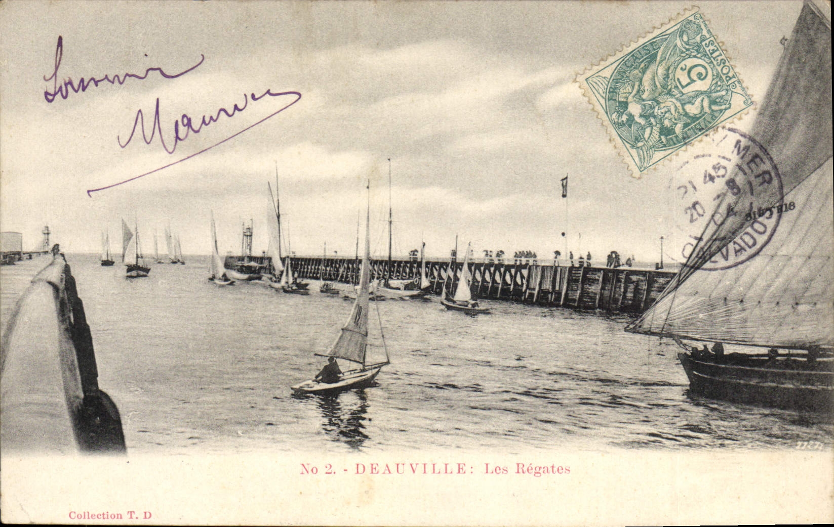 CPA Deauville Les Regates