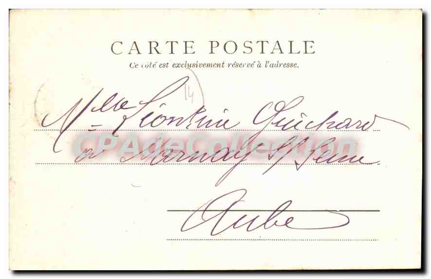 CPA Deauville Les Regates — Rückseite