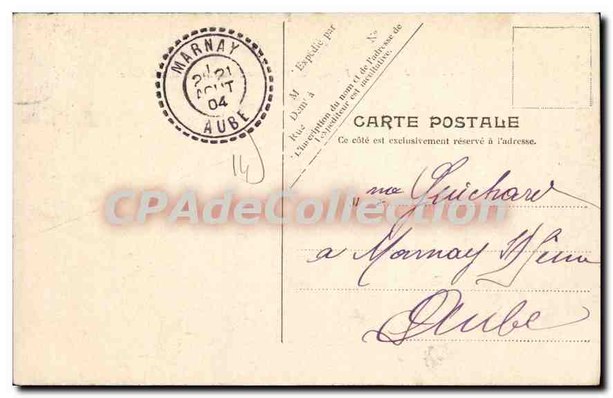 Trouville — Fährüberfahrt nach Deauville bei Ebbe — V.P. Paris, Nr. 30 — Rückseite