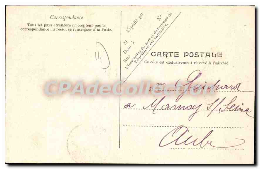 CPA Trouville La Plage Et La Jetee Promenade — Rückseite
