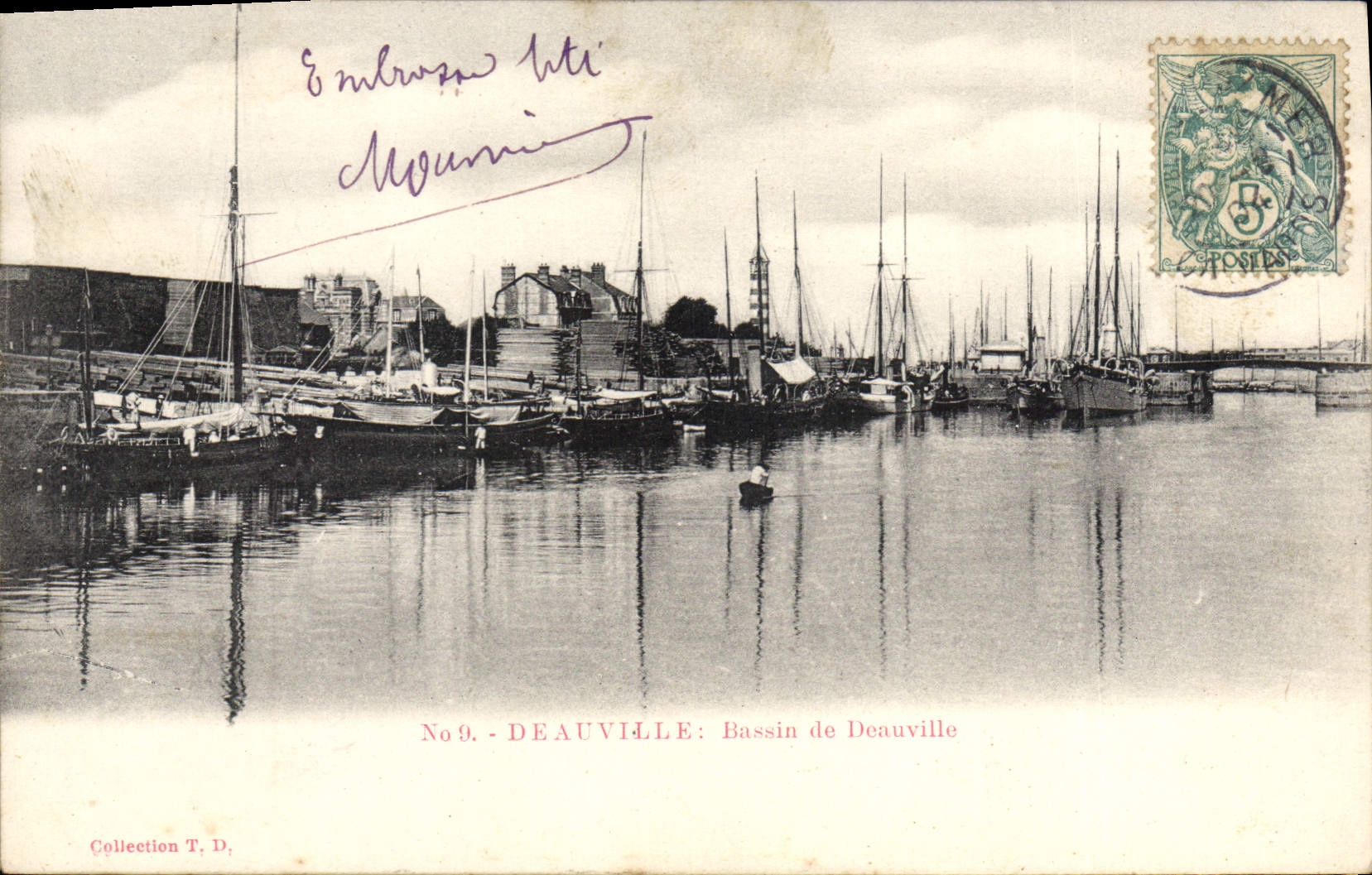 Deauville - Bassin von Deauville — Sammlung T. D. — Nr. 9