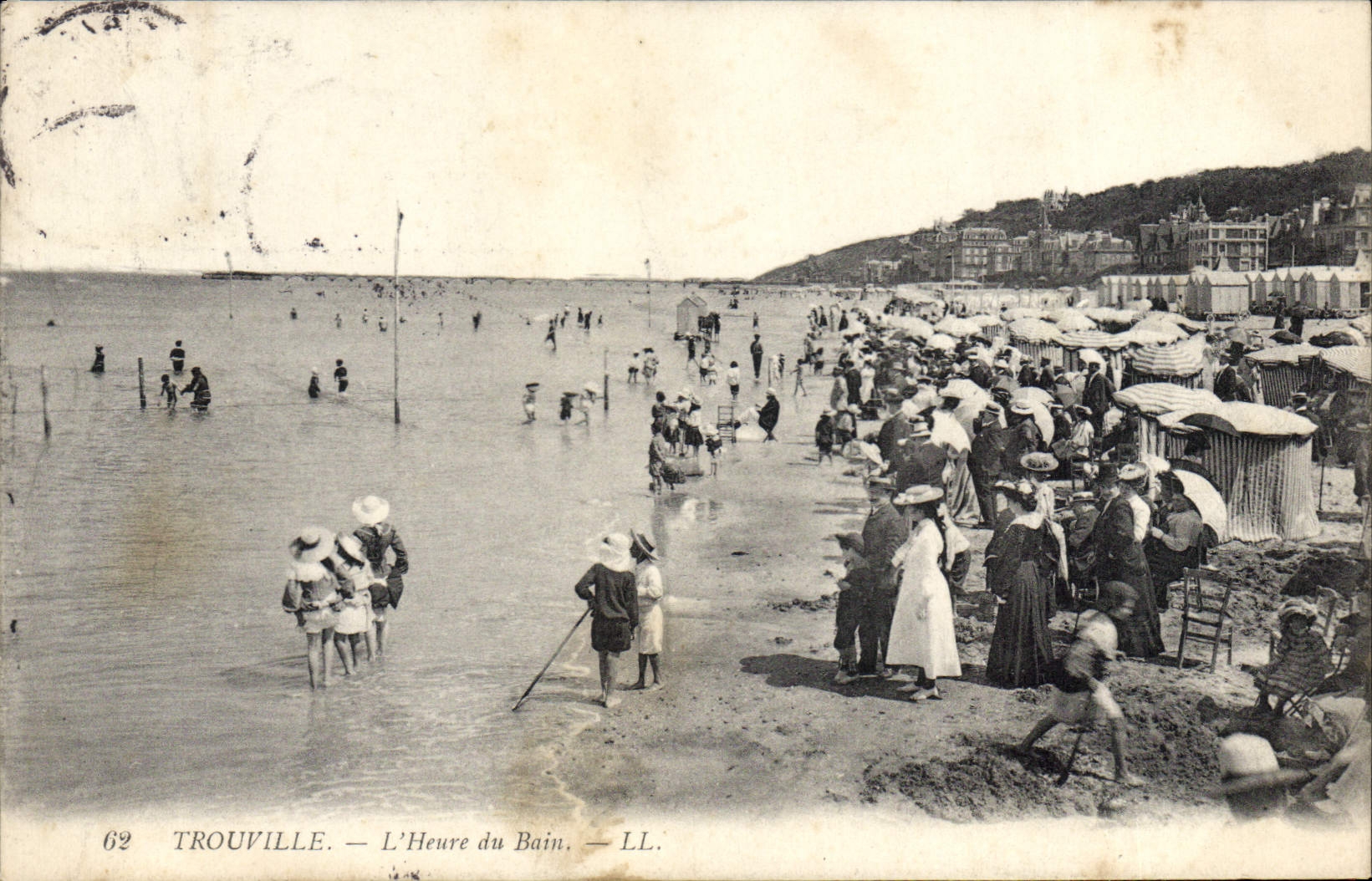 Trouville — L'ora del bagno — LL. n°62