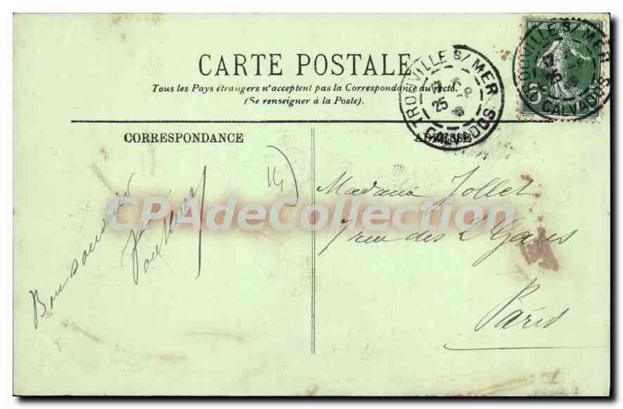 Trouville — L'ora del bagno — LL. n°62 — Verso