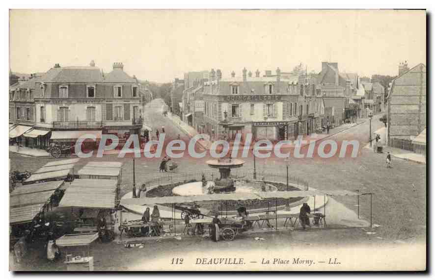 CPA Deauville La Place Morny