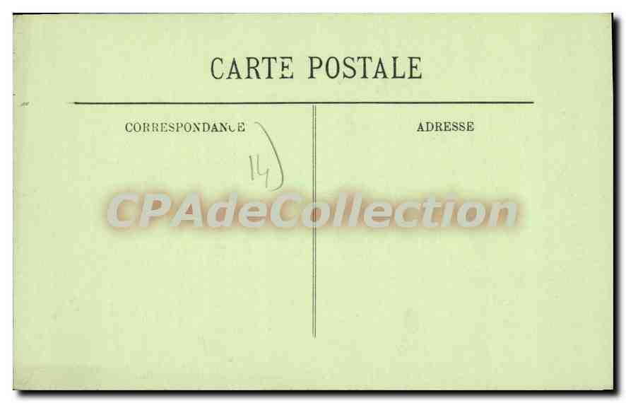 CPA Deauville La Place Morny — Rückseite