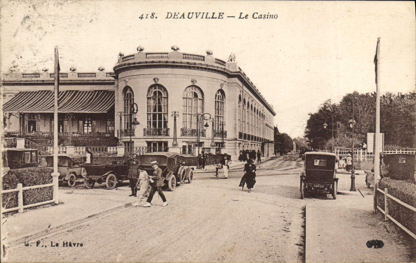 Deauville — Ansicht des Kasinos — G. F., Le Havre, n° 418