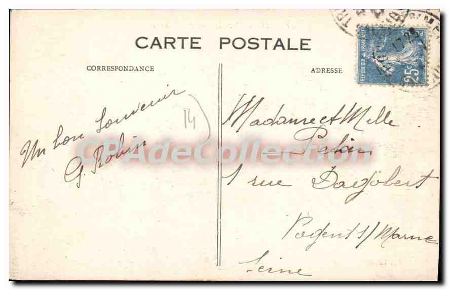 Deauville — Ansicht des Kasinos — G. F., Le Havre, n° 418 — Rückseite
