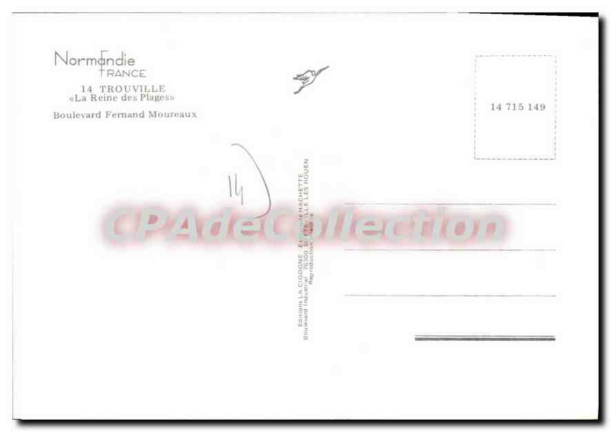 La Cigogne — Rue de la Cigogne à Trouville — Édition La Cigogne — Reverso