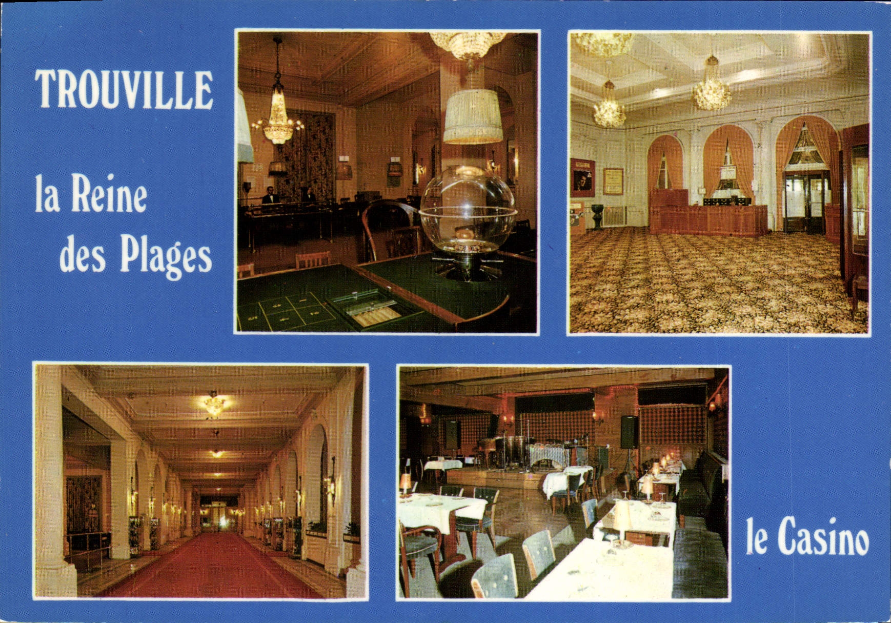 CPSM Trouville La Reine Des Plages Salle Des Jeux