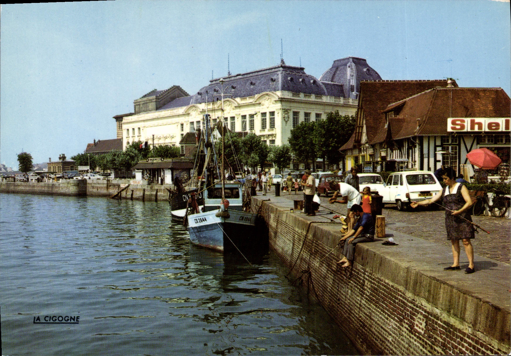 TROUVILLE-SUR-MER — Le Coin des Pêcheurs et le Casino — Editions 'LA CIGOGNE' - 14.715.141