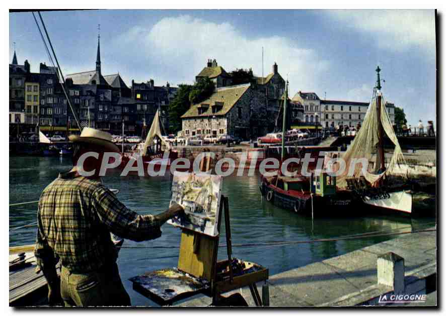Le bassin et la lieutenante — Honfleur — La Cigogne