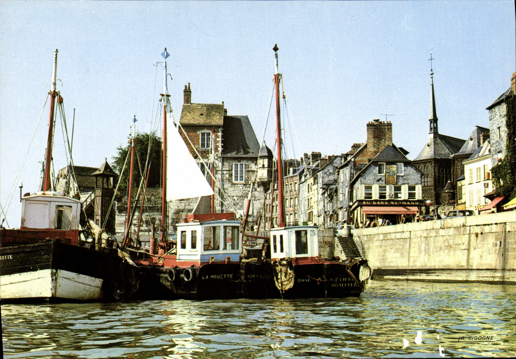 Honfleur — Paradies der Fischer — La Cigogne