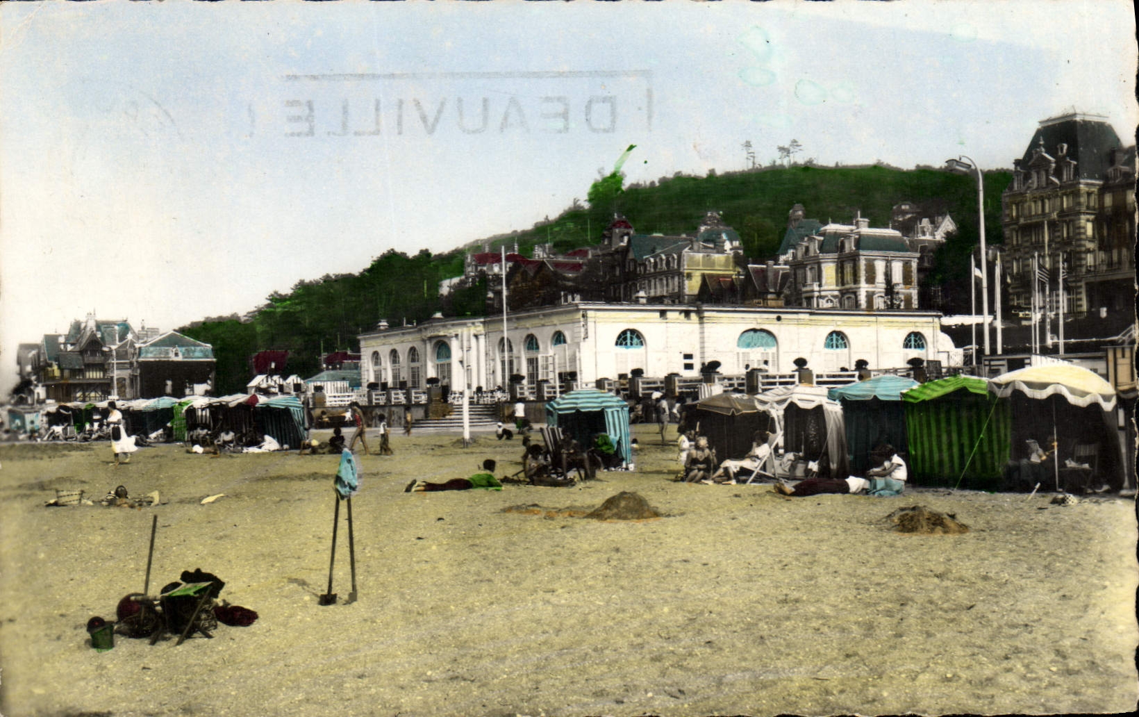 Deauville — Strand und Casino — Verlag M. Cassano