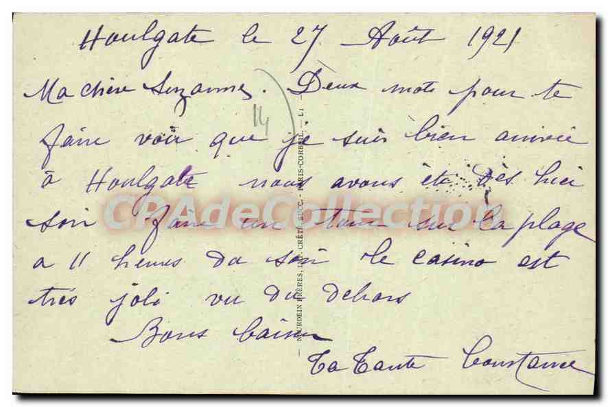 Houlgate (Calvados) — Les Bains de mer — The sea Baths — N°141 — JND Phot. — Reverso