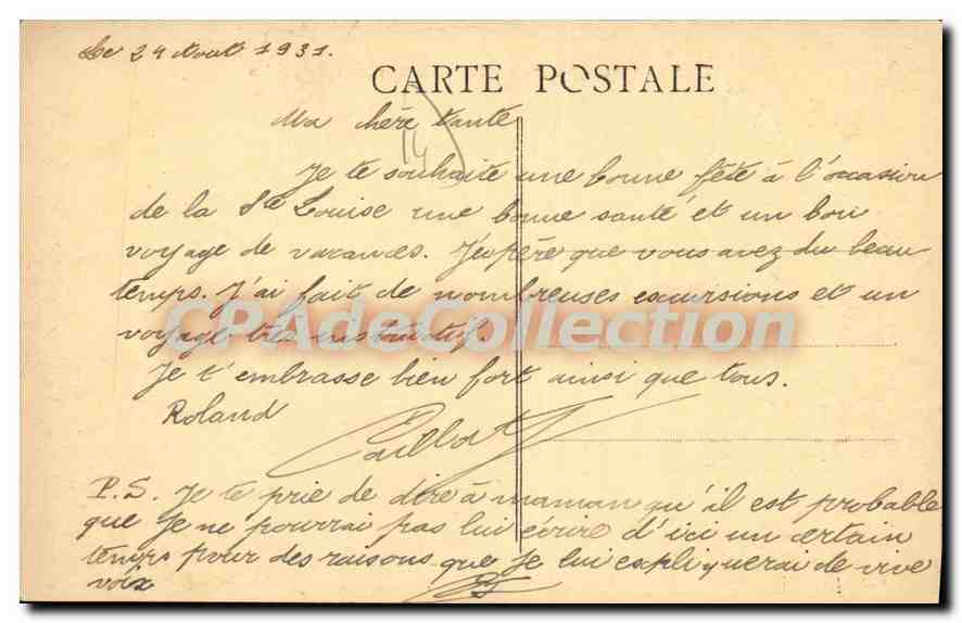 Langrune-sur-Mer — Les Barques de pêche — Phot. Bouter-Wodon — Verso