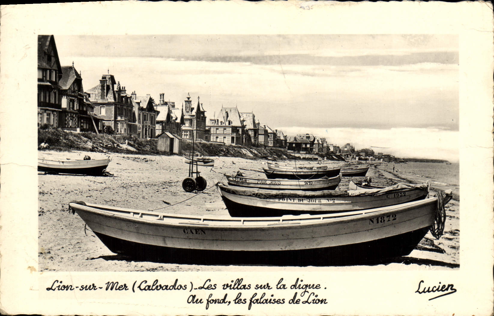 CPA Lion Sur Mer Les Villas Sur La Digue